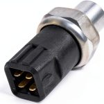 Trinary HVAC Switch UAC Automatic Push Black-0