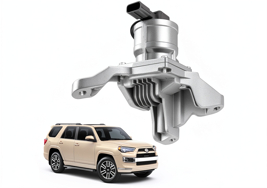 Ricmjend emission diverter valve installed in a Toyota engine bay