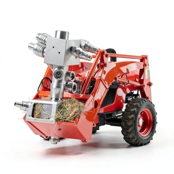 Yoursme Hydraulic Multiplier 3 Port Tractor Valve Silver Model-2