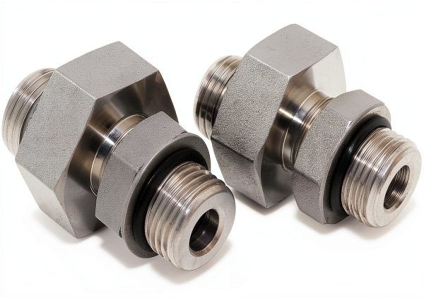 Summit Hydraulics HM2-08 SBC 6‑Port Hydraulic Manifold 0.5" Barb-8