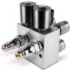 Summit Hydraulics HM2-08 SBC 6‑Port Hydraulic Manifold 0.5" Barb-2