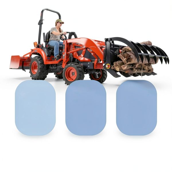Yoursme Hydraulic Multiplier 3 Port Tractor Valve Silver Model-4