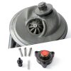 Pressure Relief Valve Base Topparall for T9356 Black Aluminum-5
